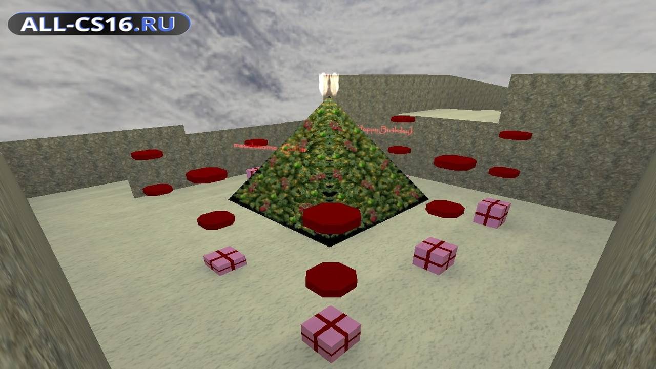 Карта «bhop_m_xmas» для CS 1.6 для CS 1.6