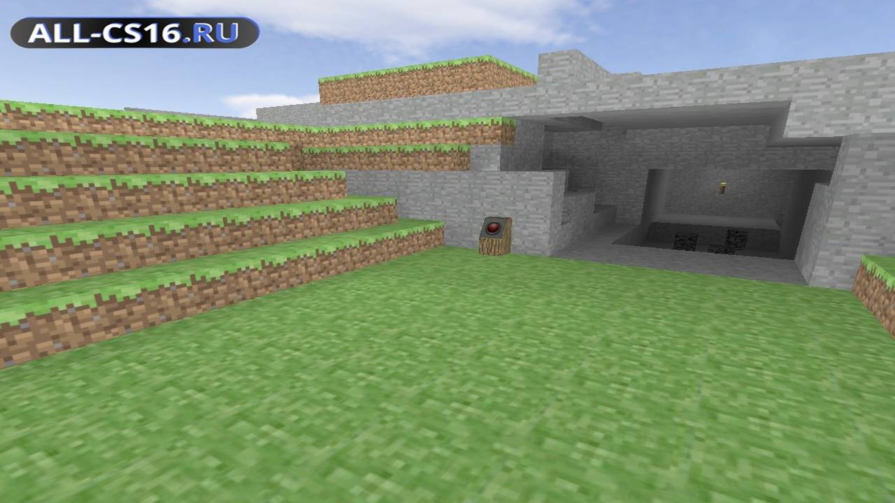 Карта «bhop_minecraft_v1» для CS 1.6 для CS 1.6