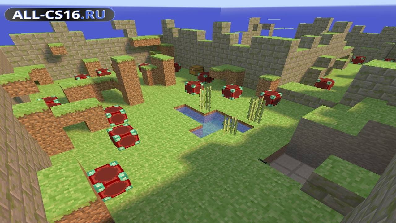 Карта «bhop_ytt_minecraft» для CS 1.6 для CS 1.6