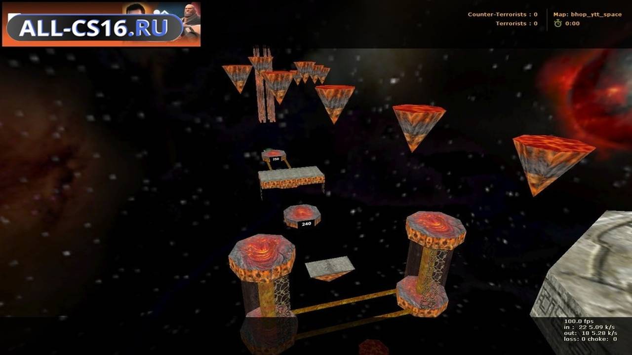 Карта «bhop_ytt_space» для CS 1.6 для CS 1.6