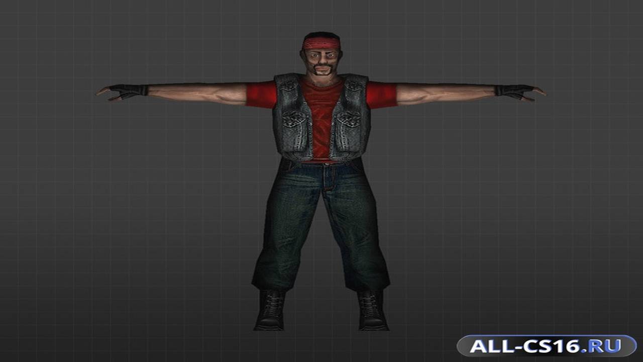 Модель игрока для CS 1.6 - Байкеры