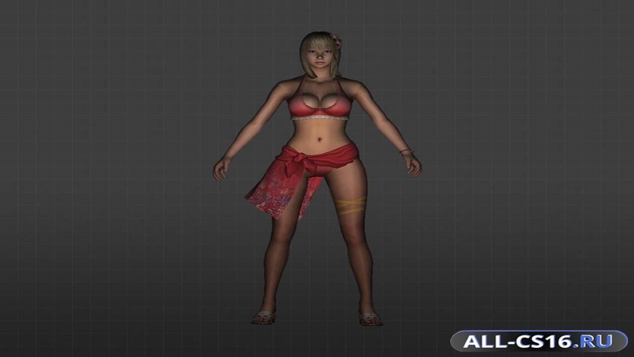 Модель игрока для CS 1.6 - девушка в купальнике
