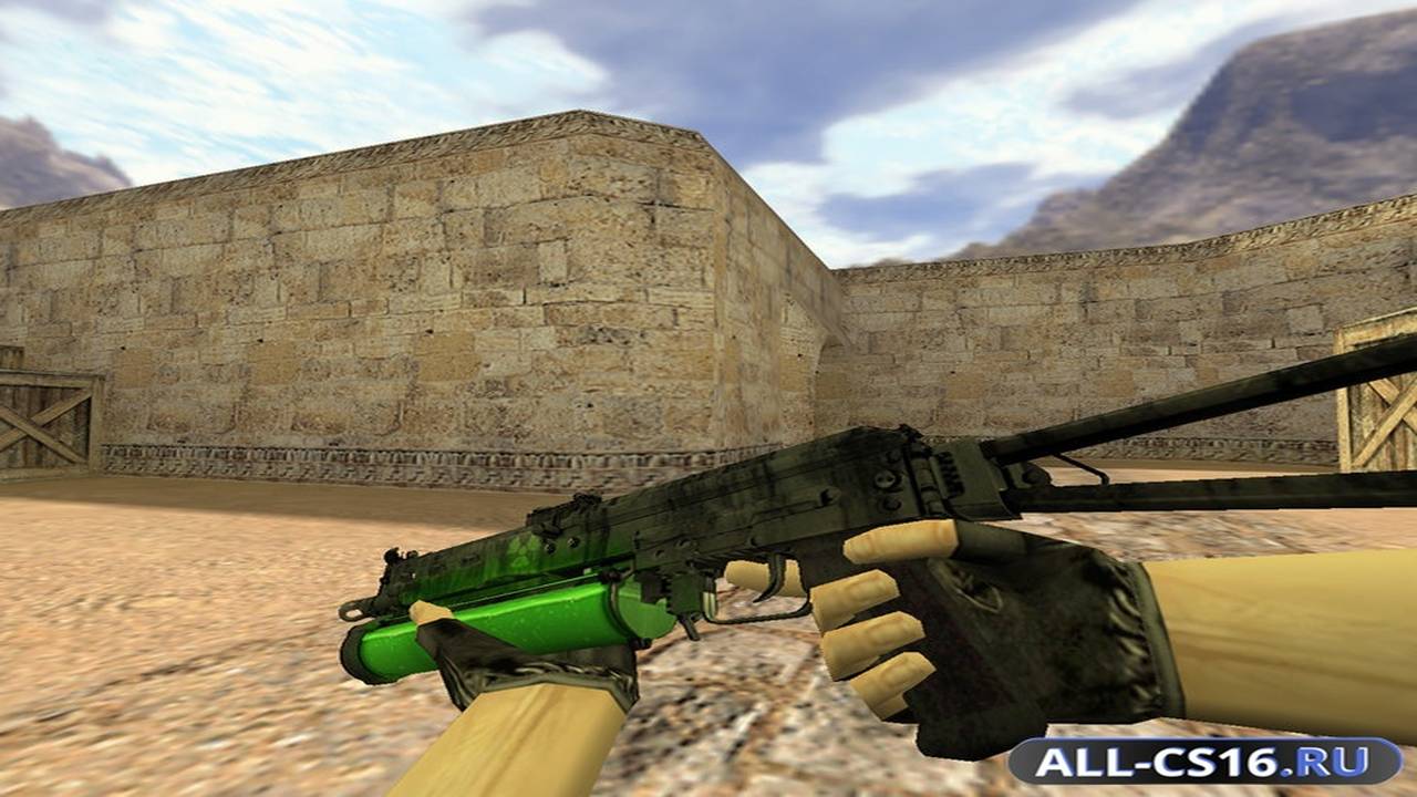 Модель оружия для CS 1.6 - MP5 Бизон Топливный стержень