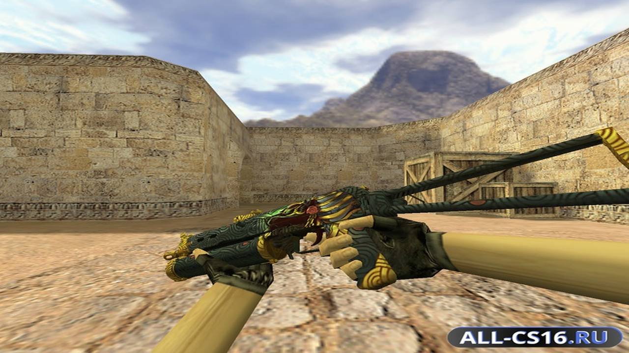 Модель оружия для CS 1.6 - P90 Бизон Суд Анубиса