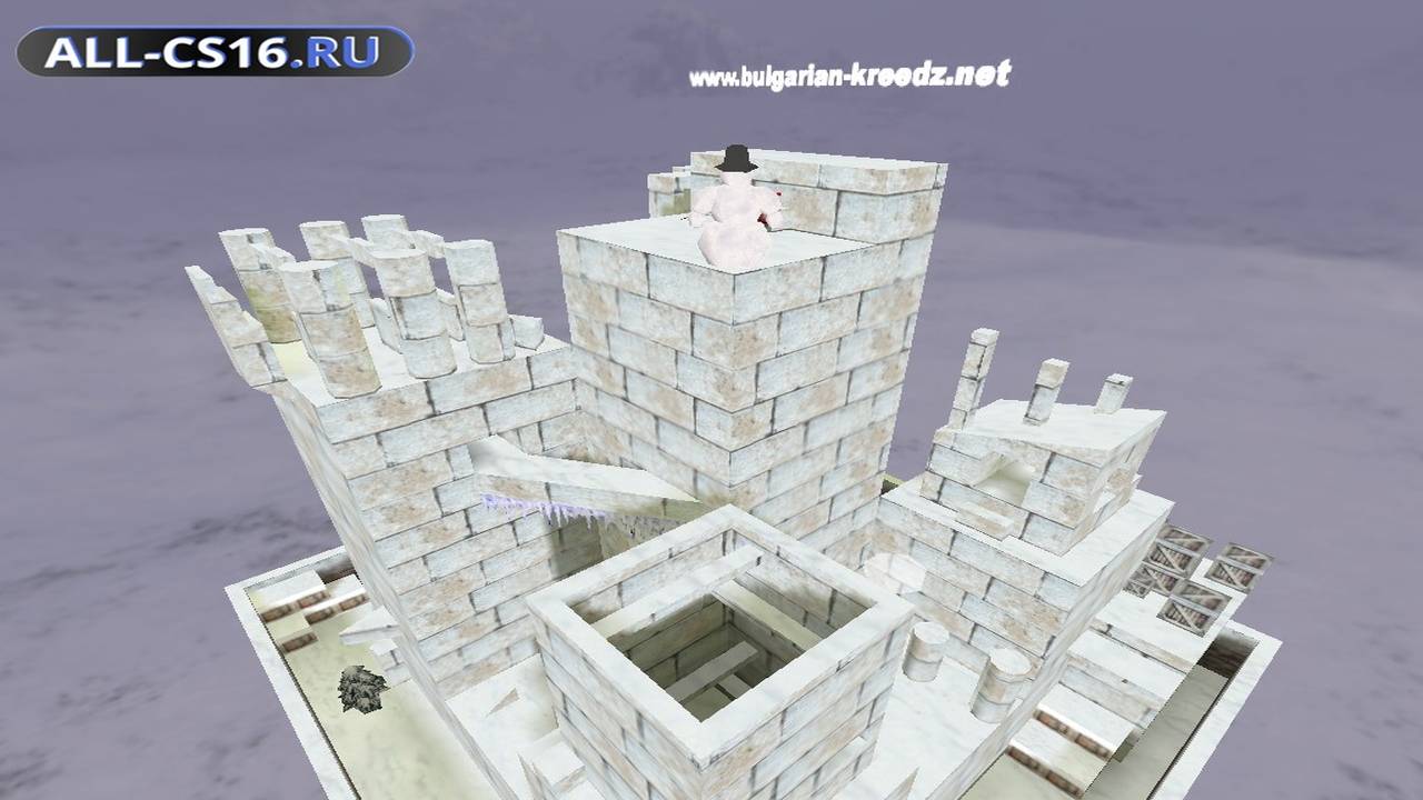 Карта «bkz_snowblock» для CS 1.6 для CS 1.6