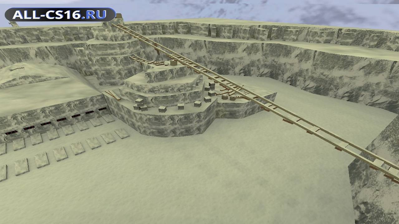 Карта «bkz_snowcliff» для CS 1.6 для CS 1.6