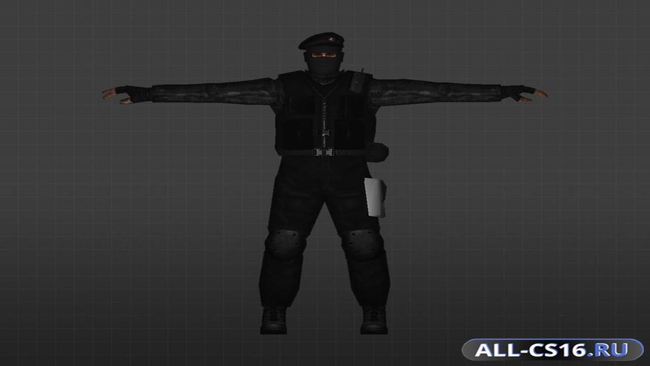 Модель игрока для CS 1.6 - Черные волки