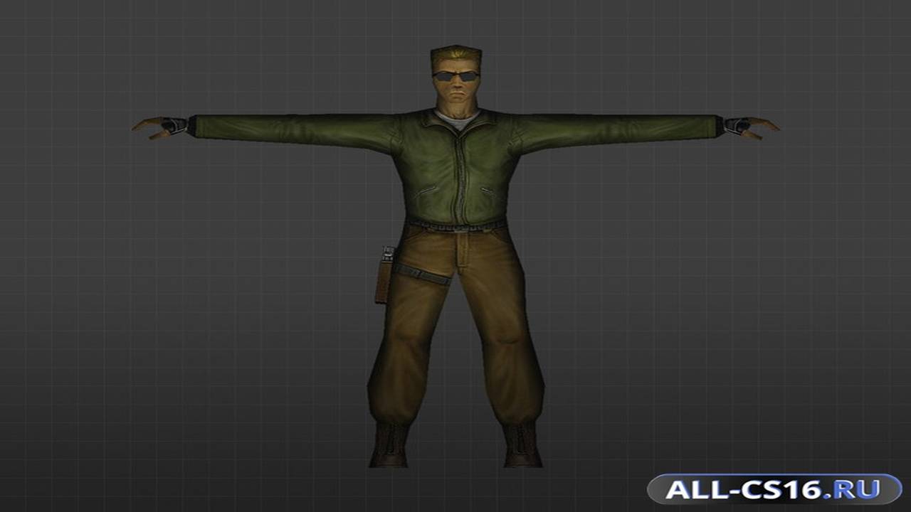 Модель игрока для CS 1.6 - Террорист-блондин