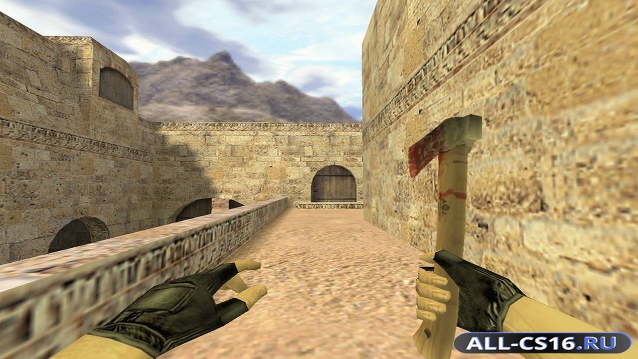 Модель оружия для CS 1.6 - Кровавый топор