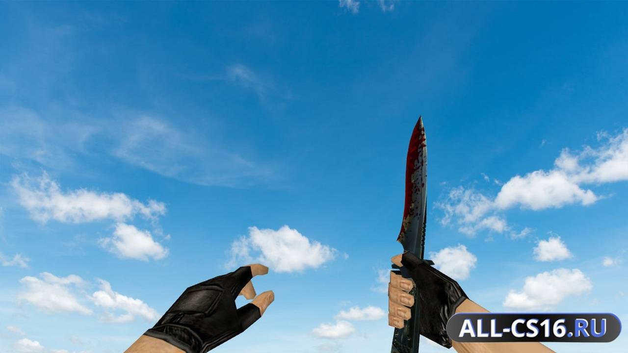 Модель оружия для CS 1.6 - Bloody Default Knife
