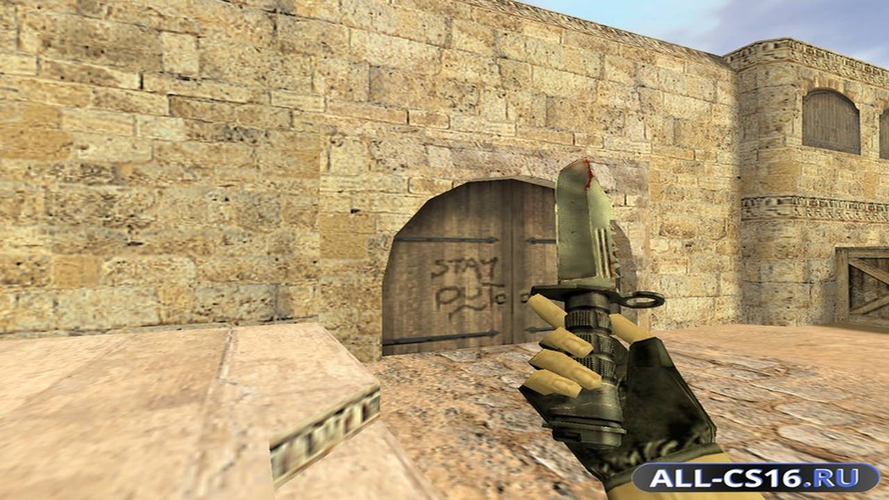 Модель оружия для CS 1.6 - Кровавый нож М9