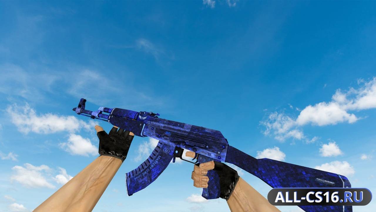 Модель оружия для CS 1.6 - Blue The Prophet Pack