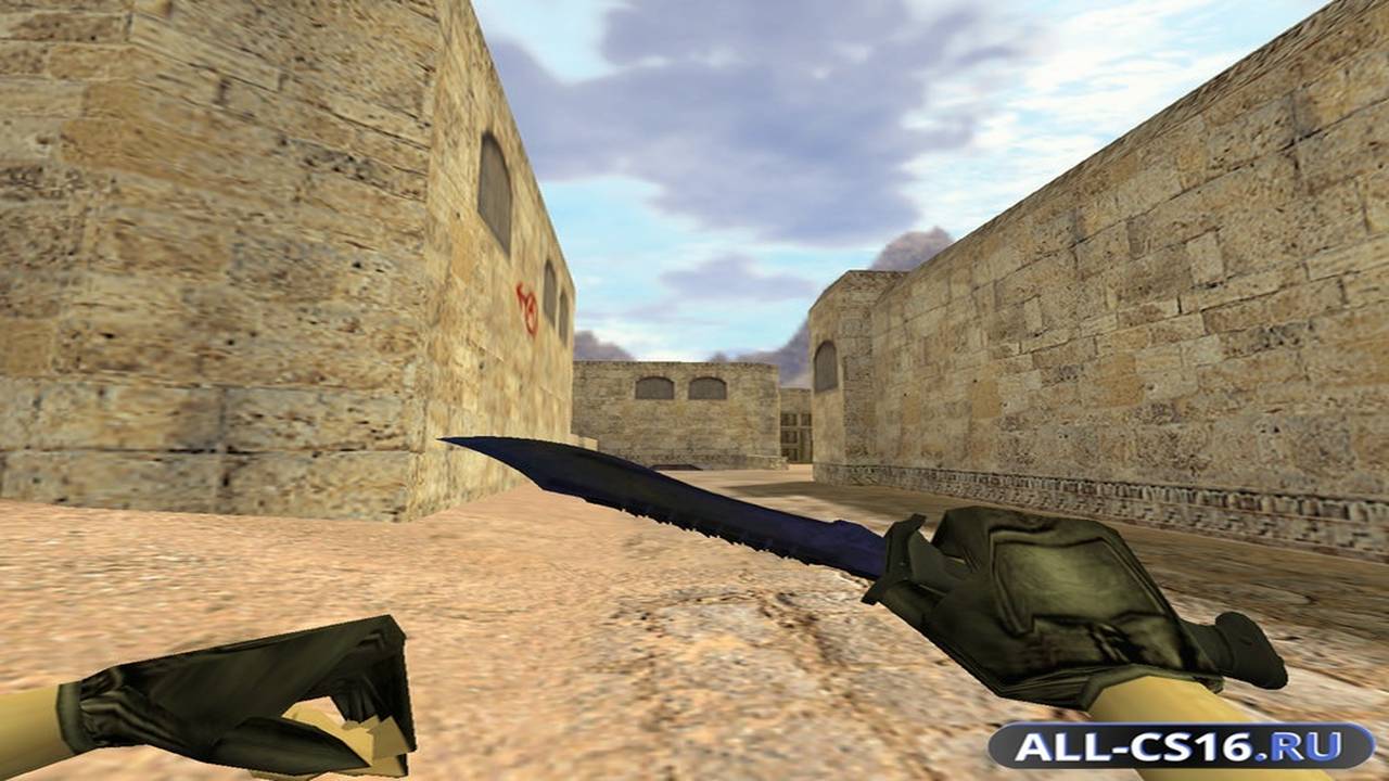 Модель оружия для CS 1.6 - Нож Боуи Волны