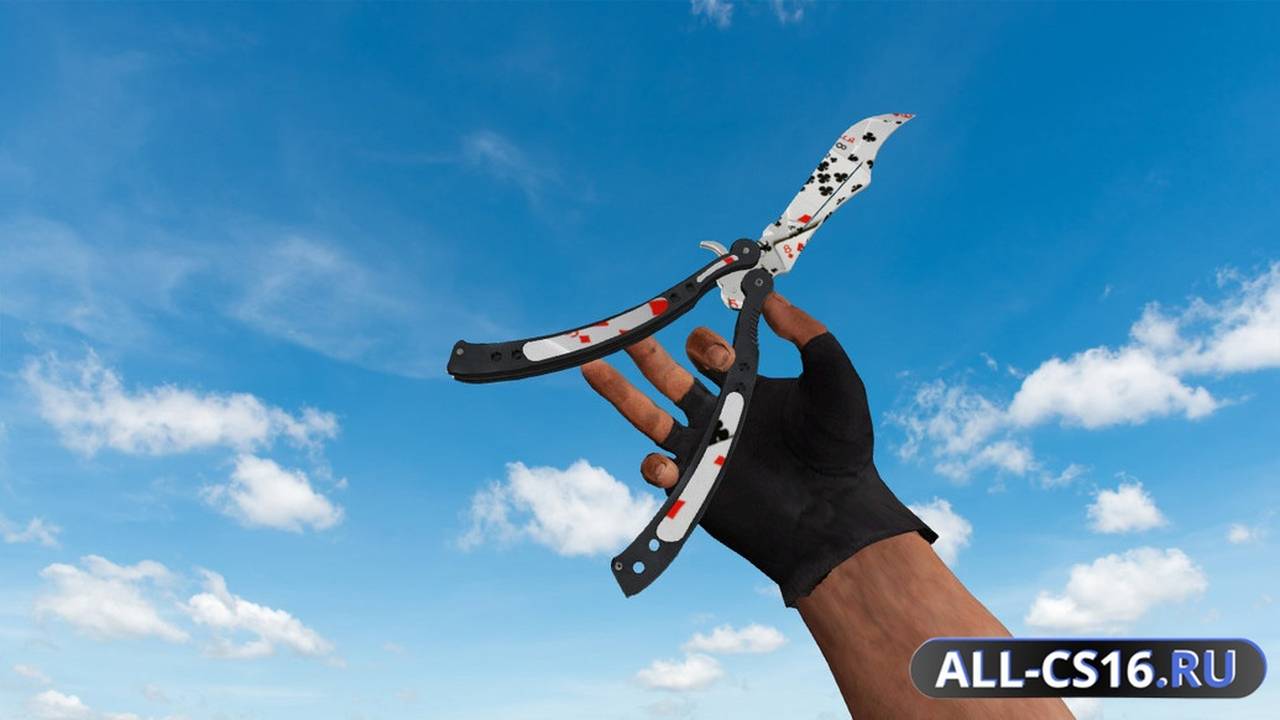 Модель оружия для CS 1.6 - Butterfly Knife Acer