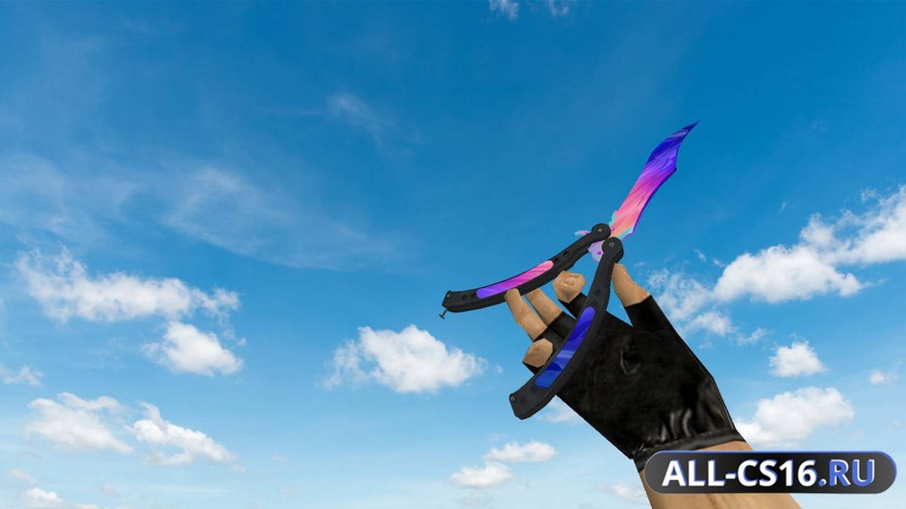 Модель оружия для CS 1.6 - Butterfly Knife Lite