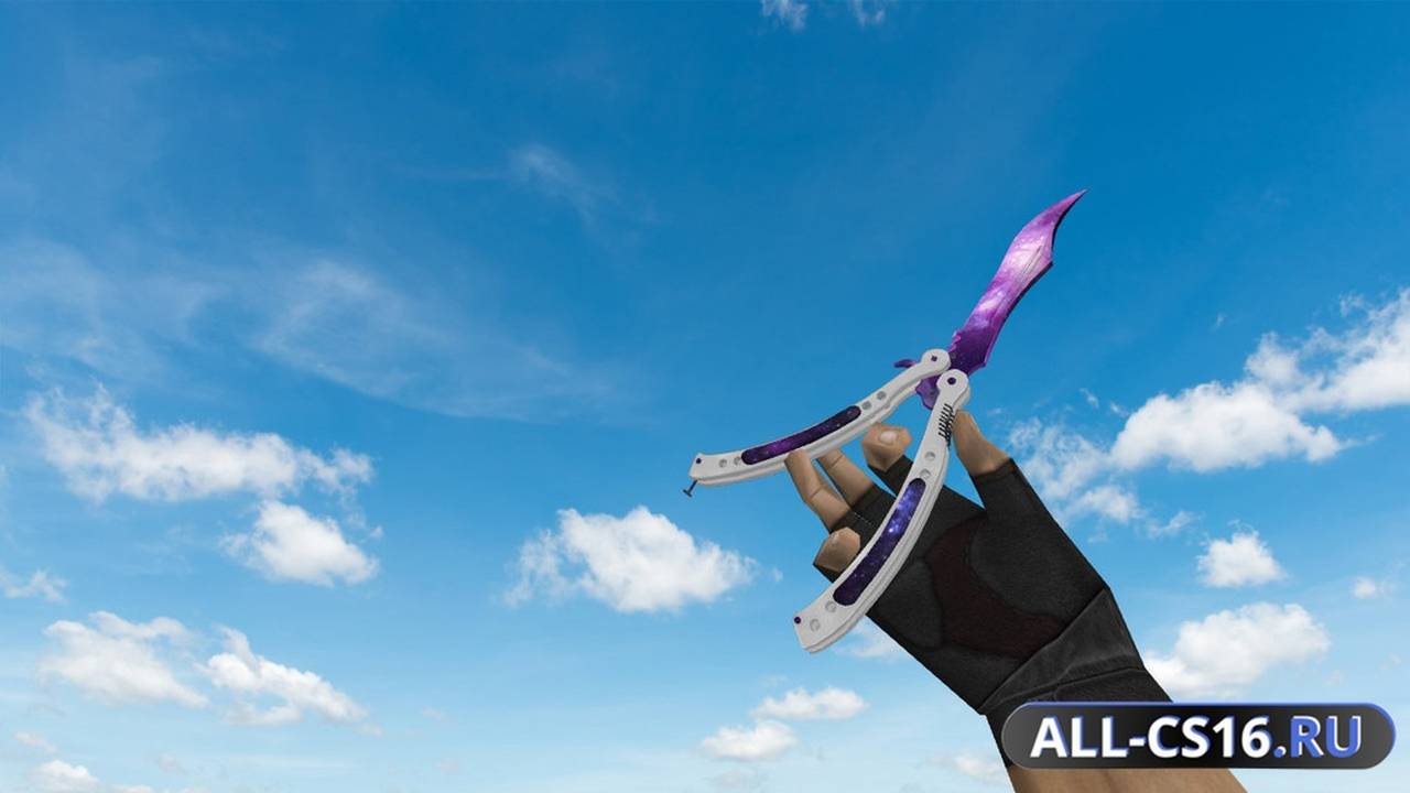 Модель оружия для CS 1.6 - Butterfly Knife Specy