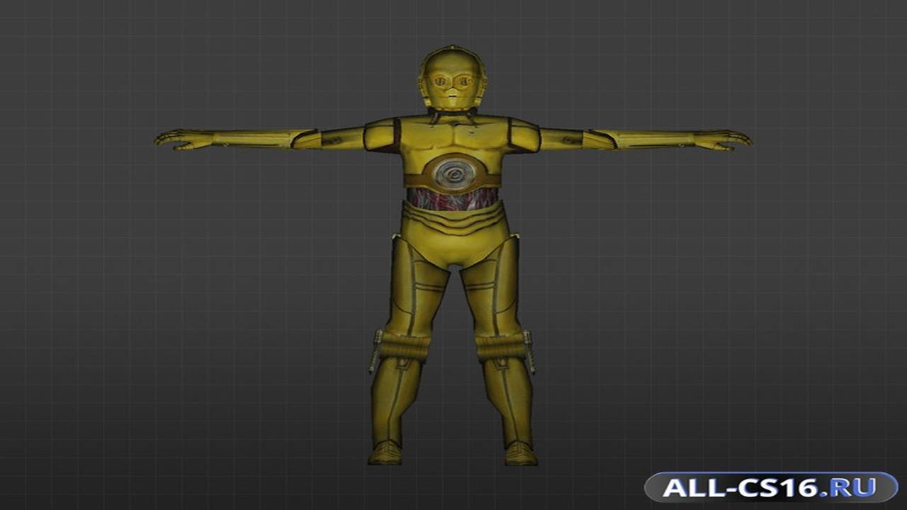 Модель игрока для CS 1.6 - C-3PO