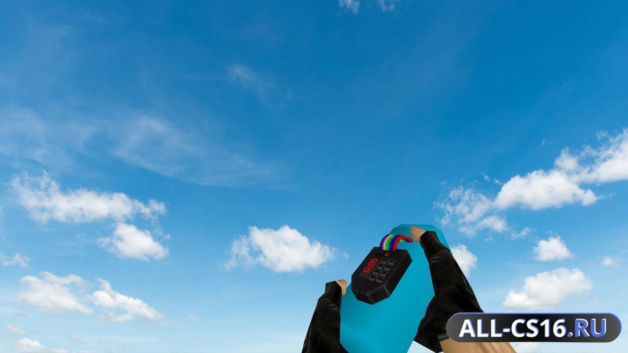 Модель оружия для CS 1.6 - C4 Sky Blue