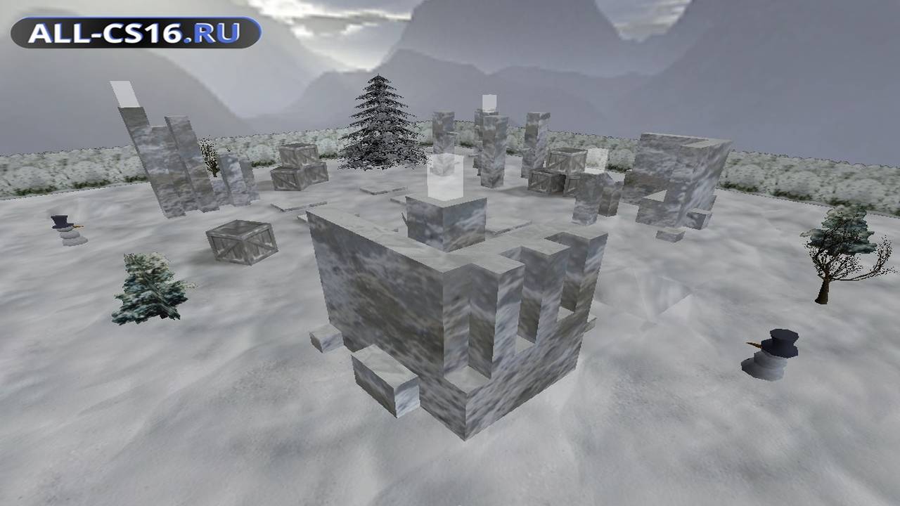 Карта «cc_snowcliff» для CS 1.6 для CS 1.6