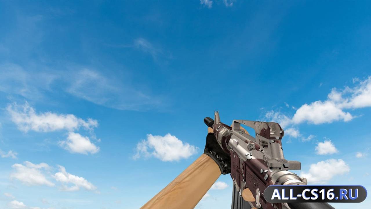 Модель оружия для CS 1.6 - M4A1 CF M4A1 Desert Camo