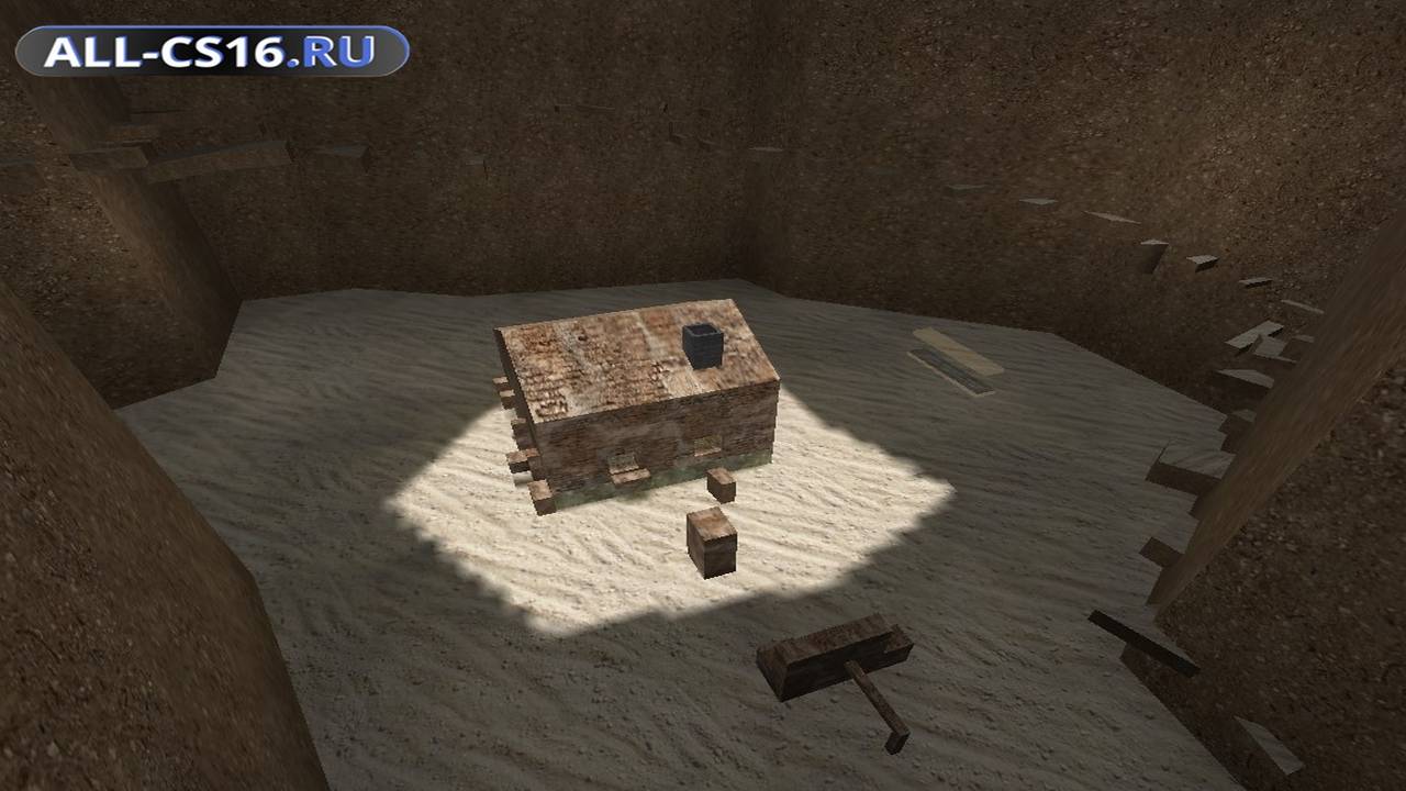 Карта «cg_beginnercave» для CS 1.6 для CS 1.6