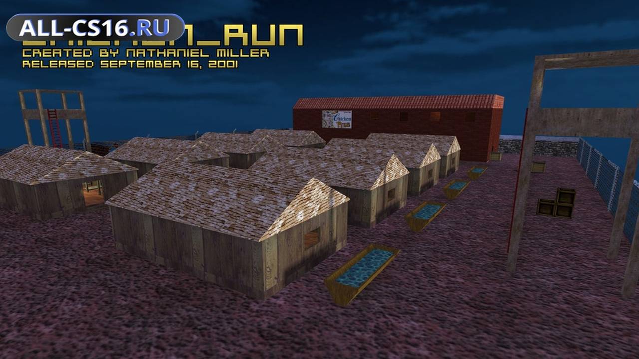 Карта «chicken_run» для CS 1.6 для CS 1.6