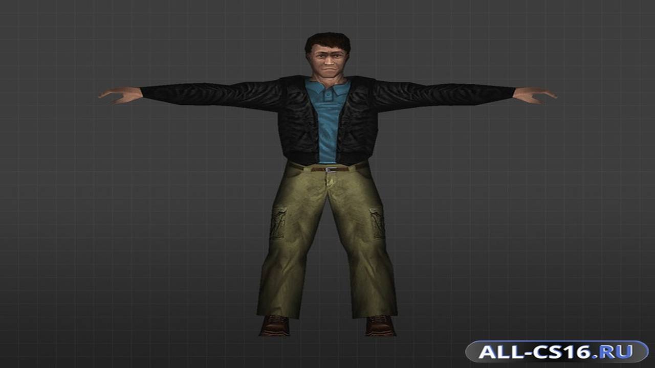 Модель игрока для CS 1.6 - Агент ЦРУ