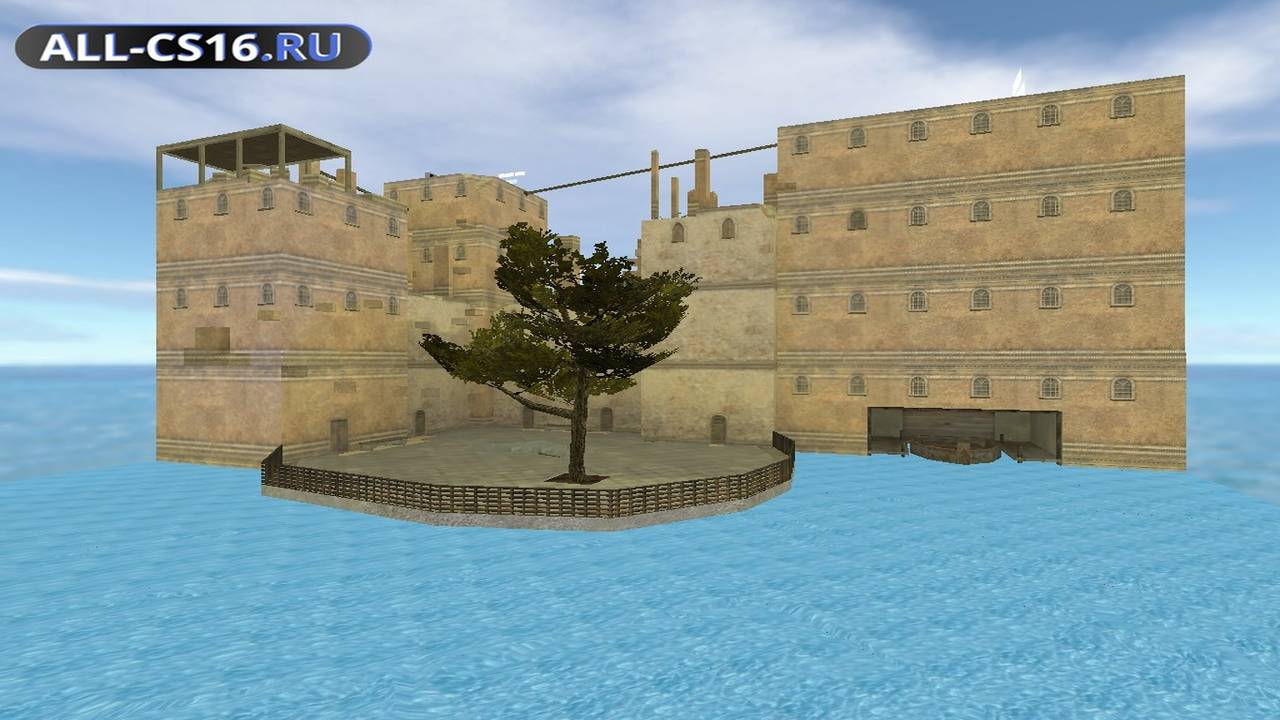 Карта «cl_seaside» для CS 1.6 для CS 1.6