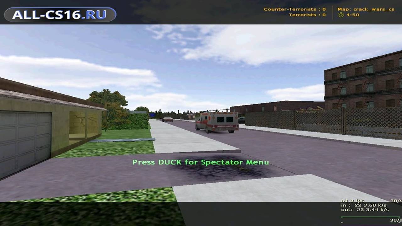 Карта «crack_wars_cs» для CS 1.6 для CS 1.6