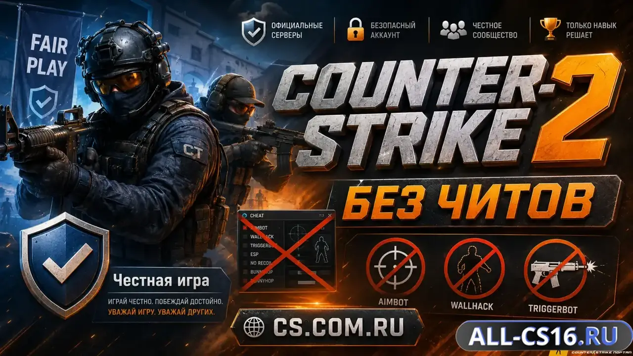 Главное меню – CS 2 без читов