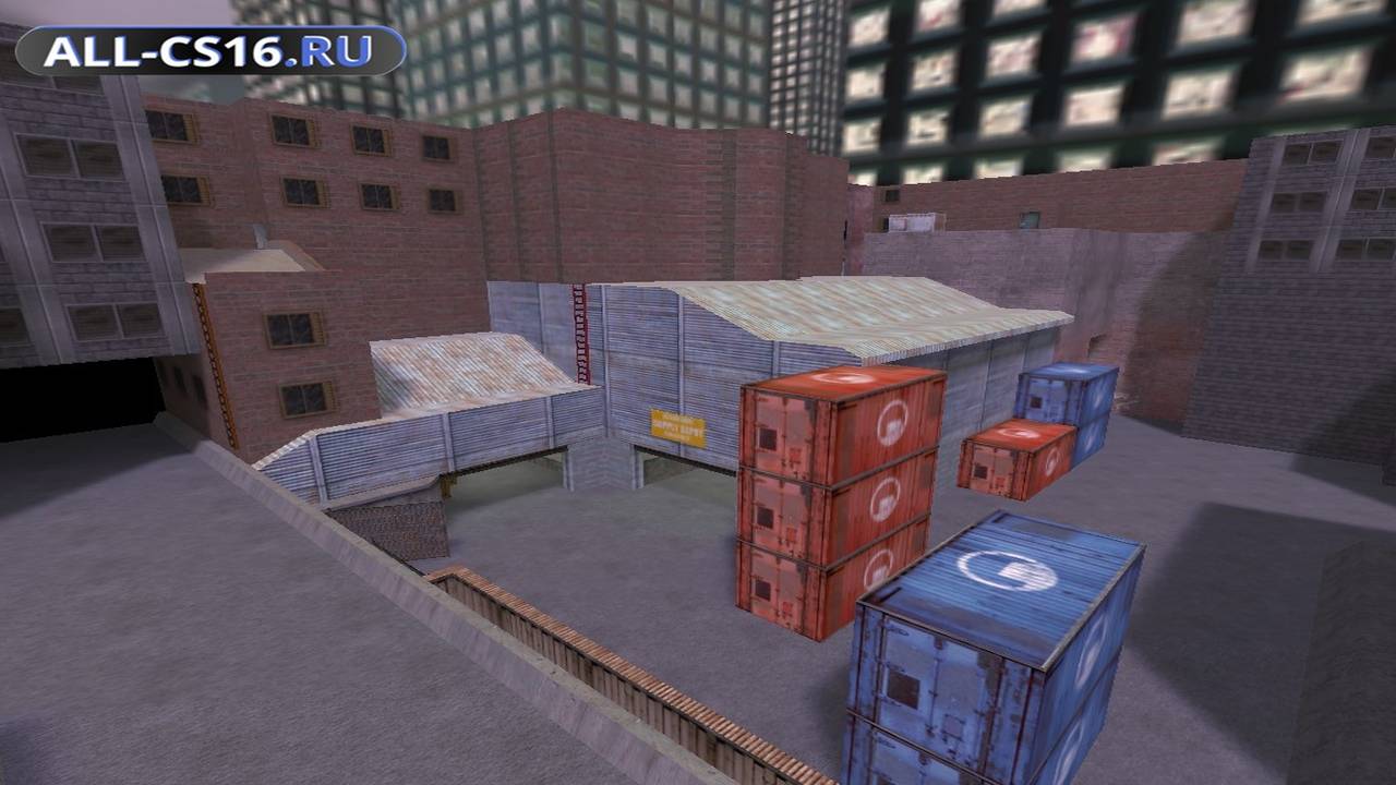 Карта «cs_assault_rush2» для CS 1.6 для CS 1.6