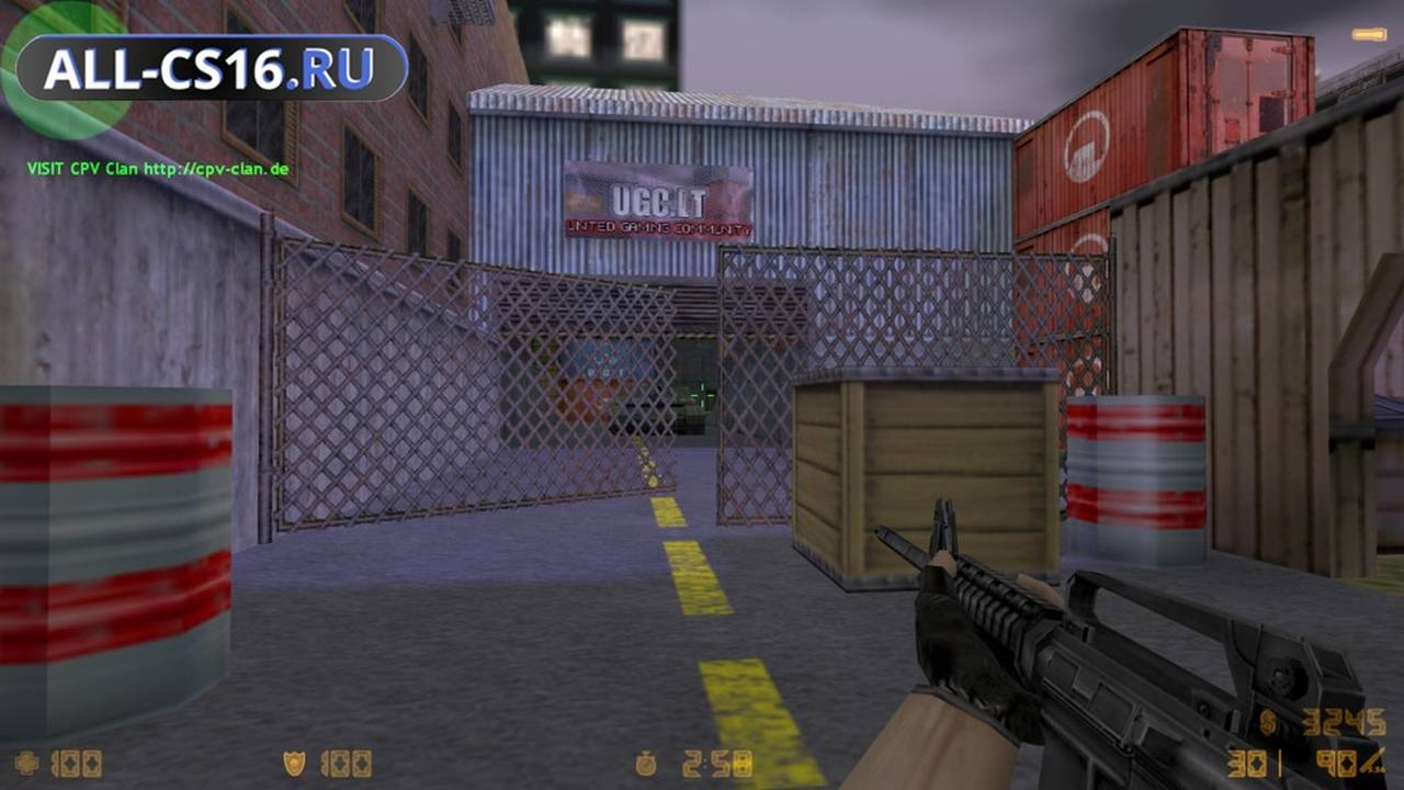 Карта «cs_assault_ugc» для CS 1.6 для CS 1.6