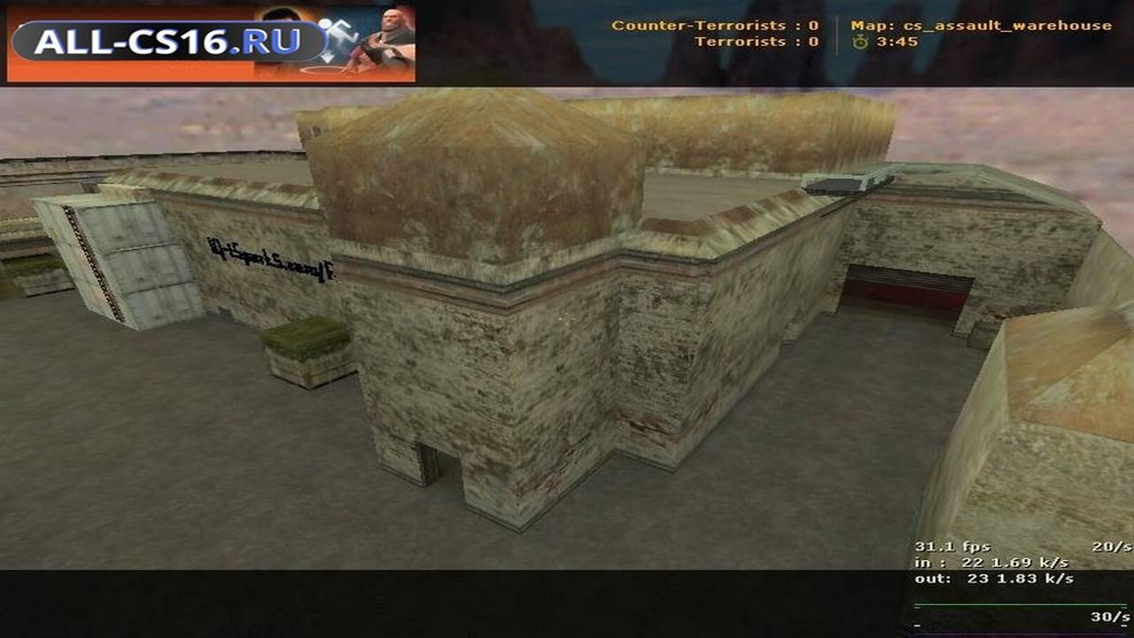 Карта «cs_assault_warehouse» для CS 1.6 для CS 1.6