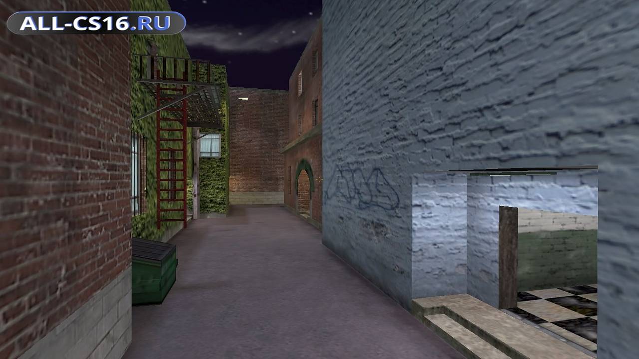 Карта «cs_backalley» для CS 1.6 для CS 1.6