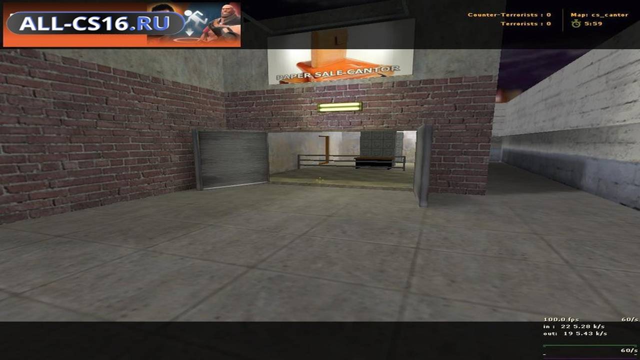 Карта «cs_cantor» для CS 1.6 для CS 1.6
