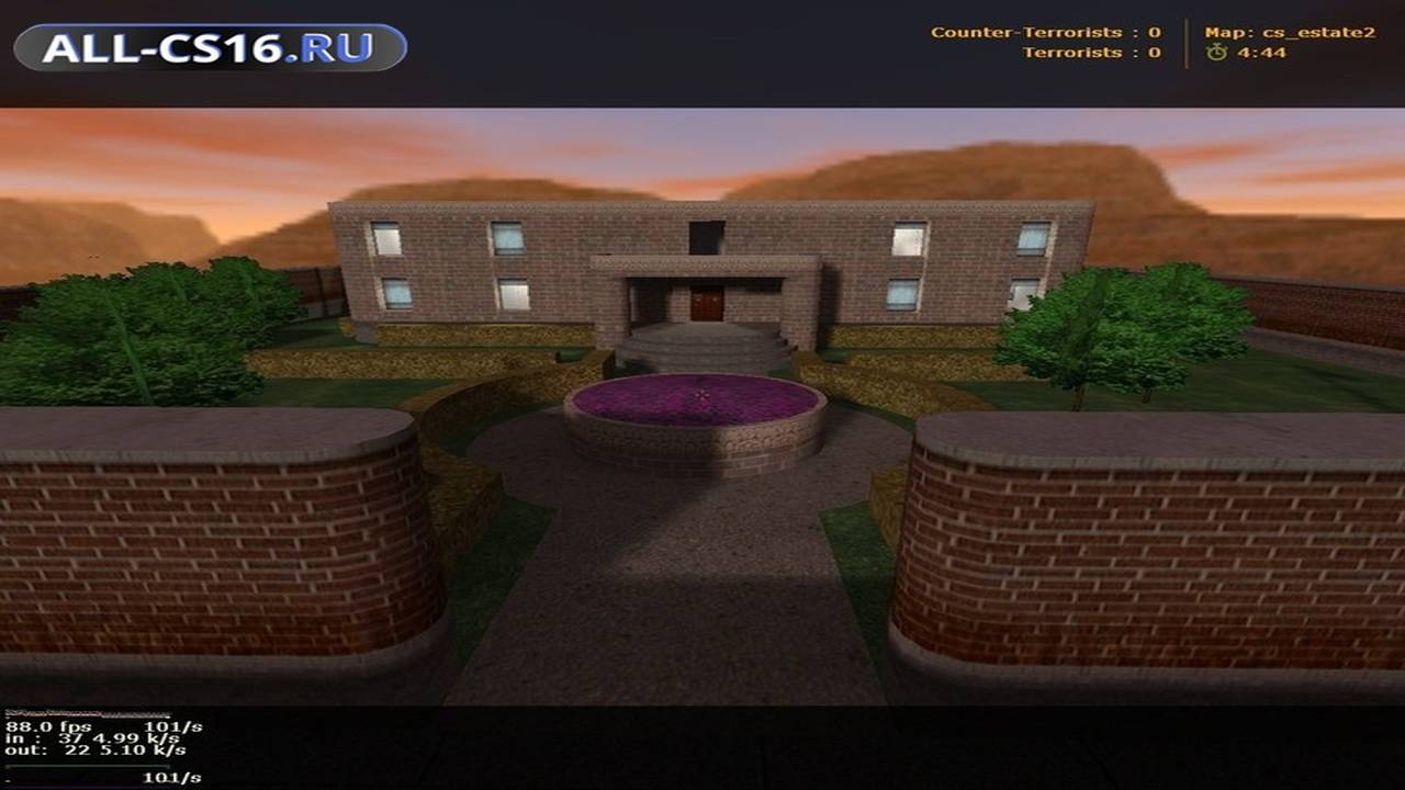 Карта «cs_estate2» для CS 1.6 для CS 1.6