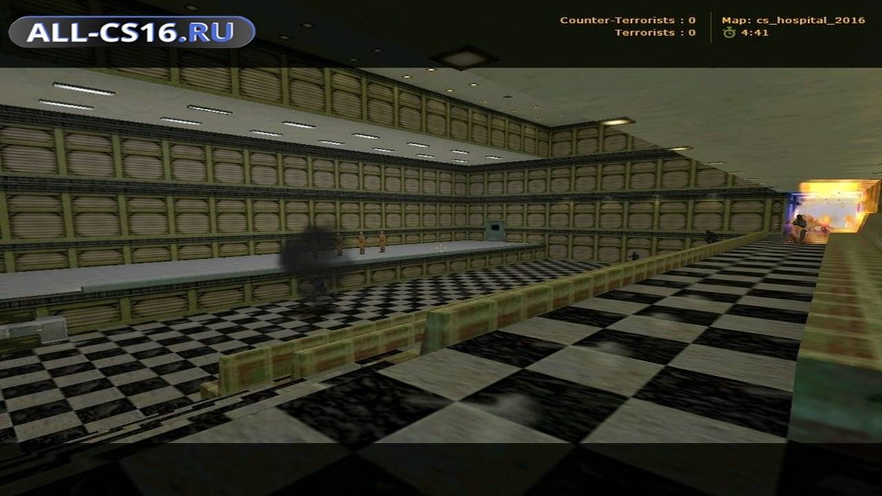 Карта «cs_hospital_2016» для CS 1.6 для CS 1.6