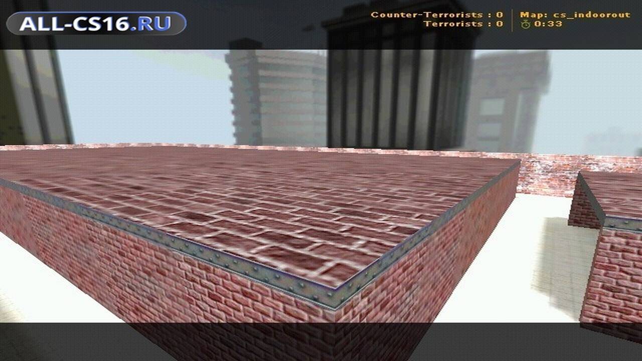 Карта «cs_indoorout» для CS 1.6 для CS 1.6