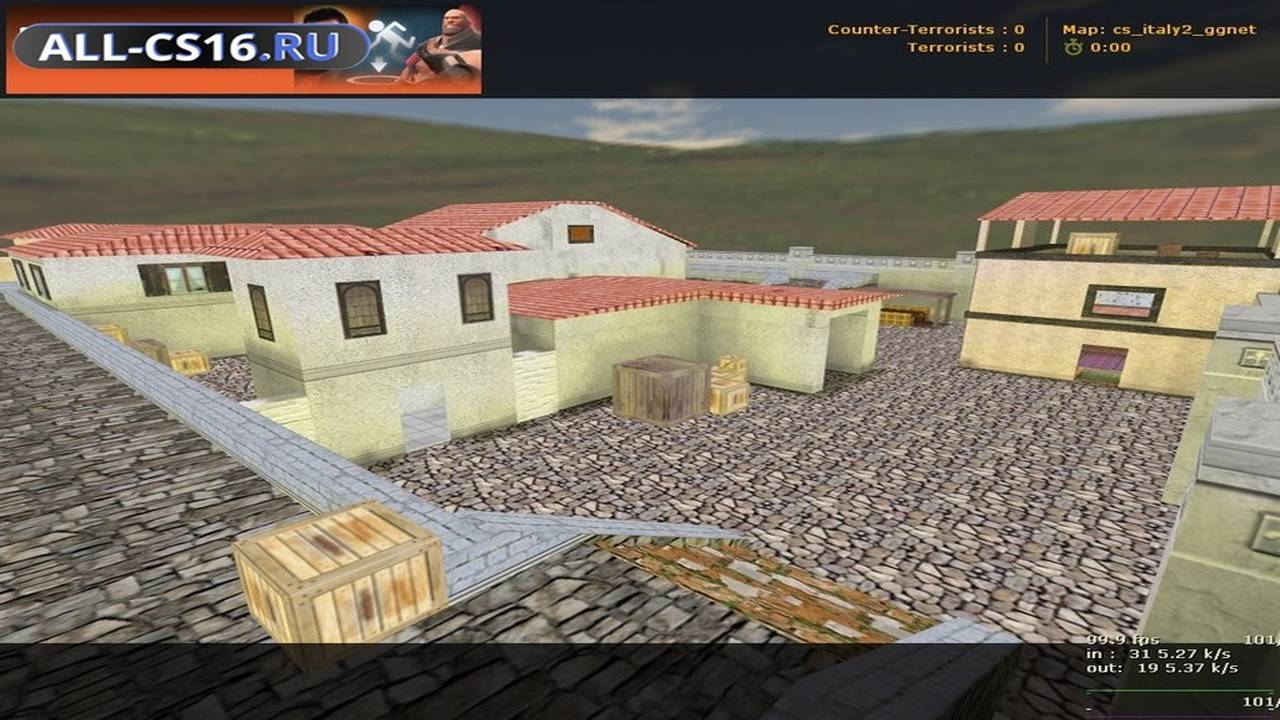 Карта «cs_italy2_ggnet» для CS 1.6 для CS 1.6