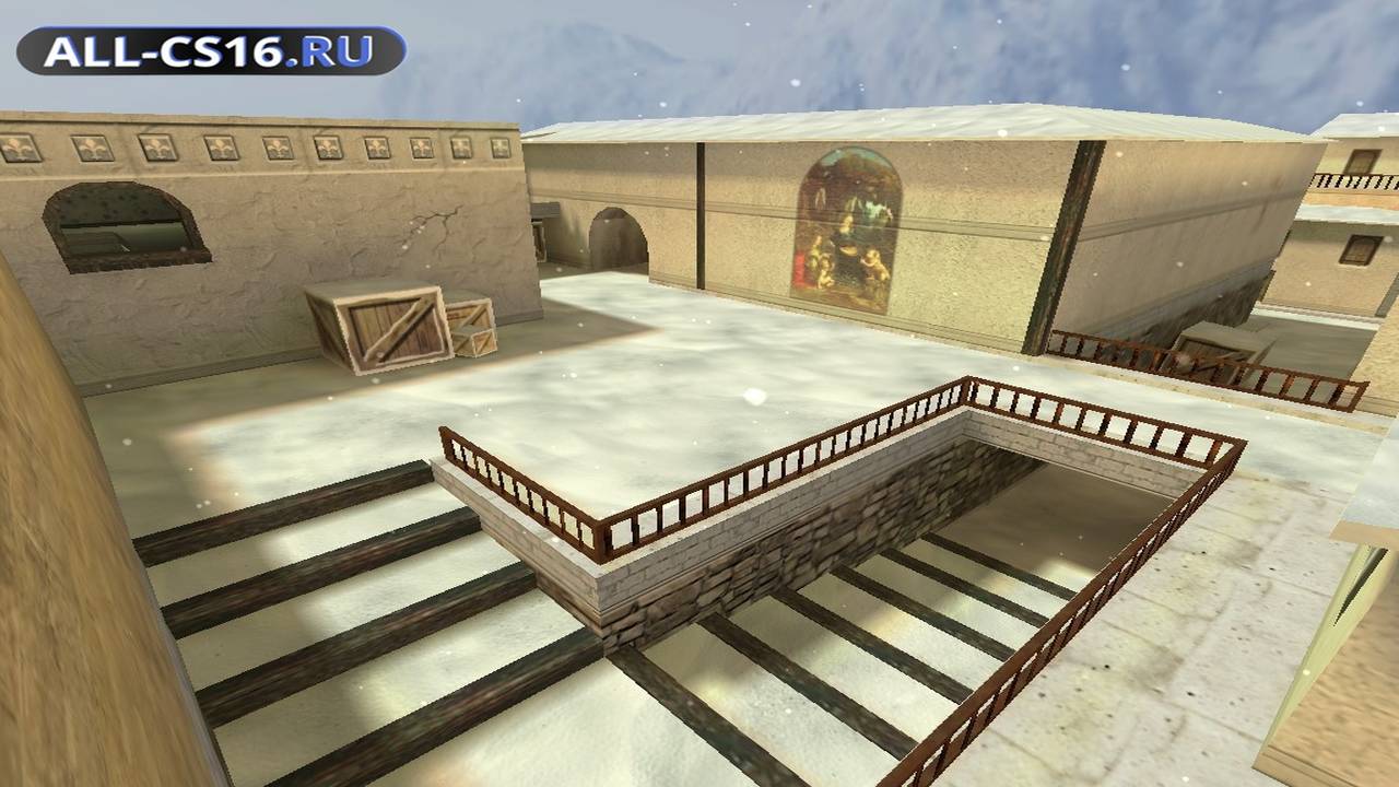 Карта «cs_italy_winter» для CS 1.6 для CS 1.6