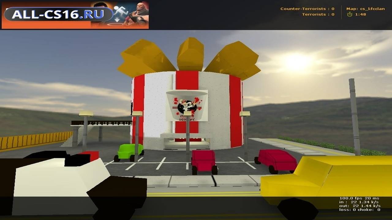 Карта «cs_kfcclan_final» для CS 1.6 для CS 1.6