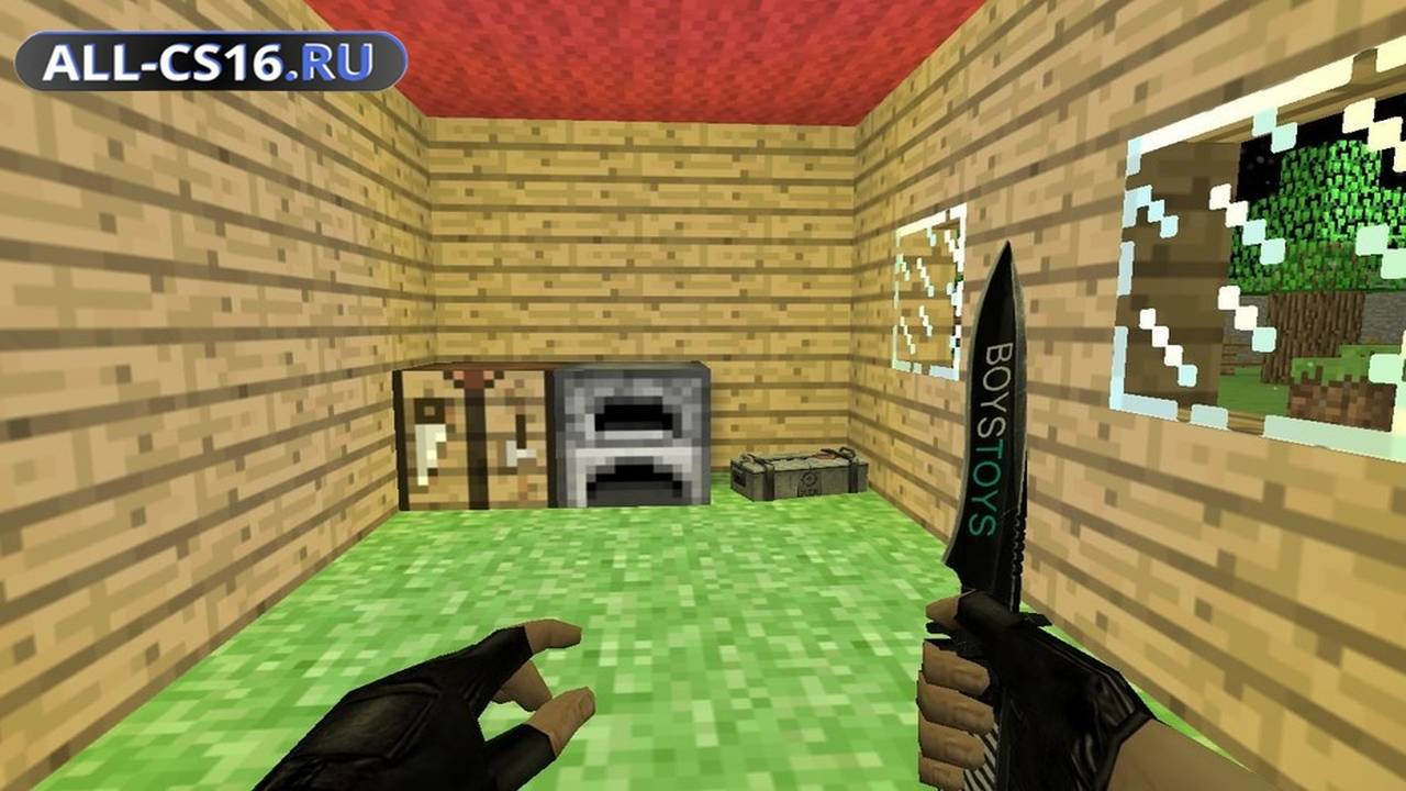 Карта «cs_minecraft» для CS 1.6 для CS 1.6
