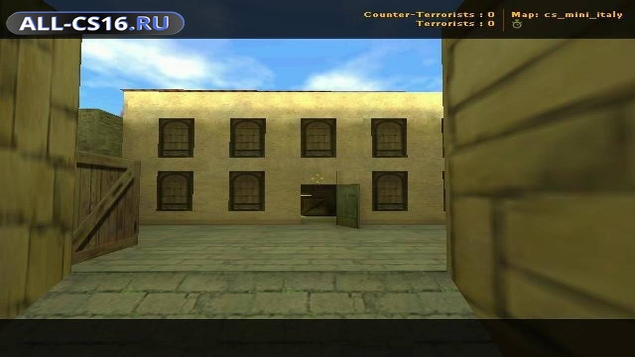 Карта «cs_mini_italy» для CS 1.6 для CS 1.6