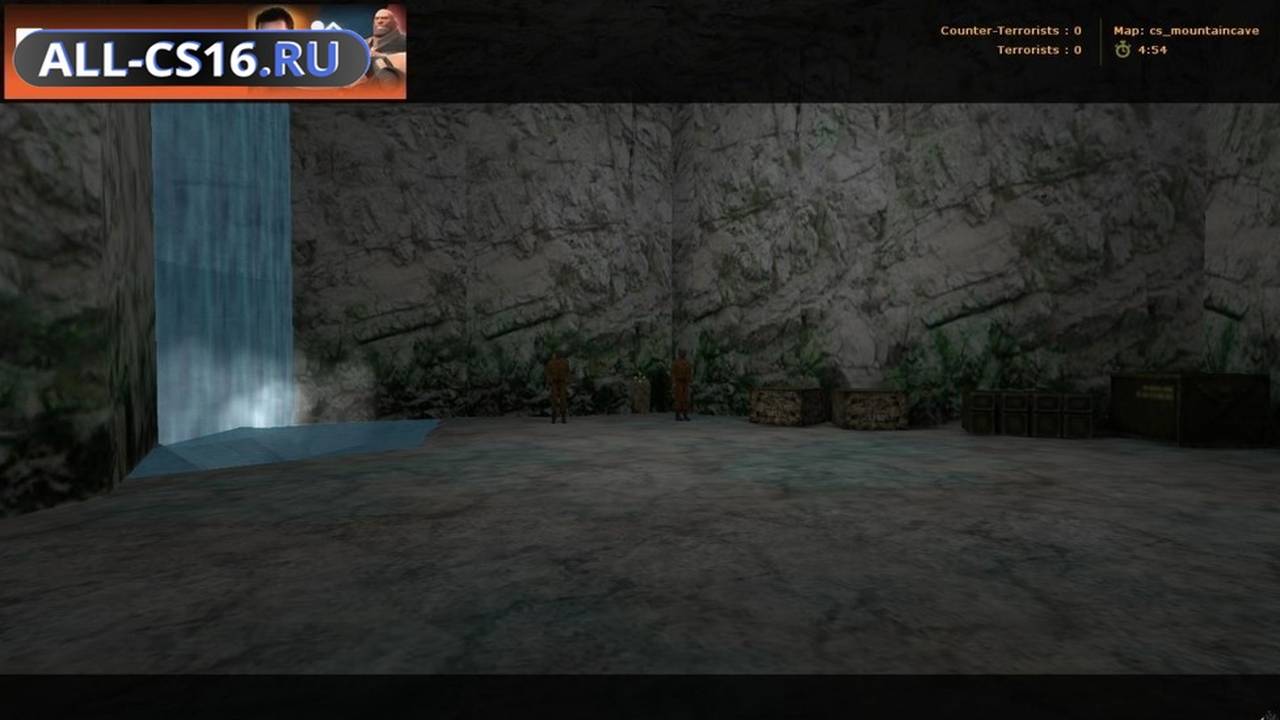 Карта «cs_mountaincave» для CS 1.6 для CS 1.6