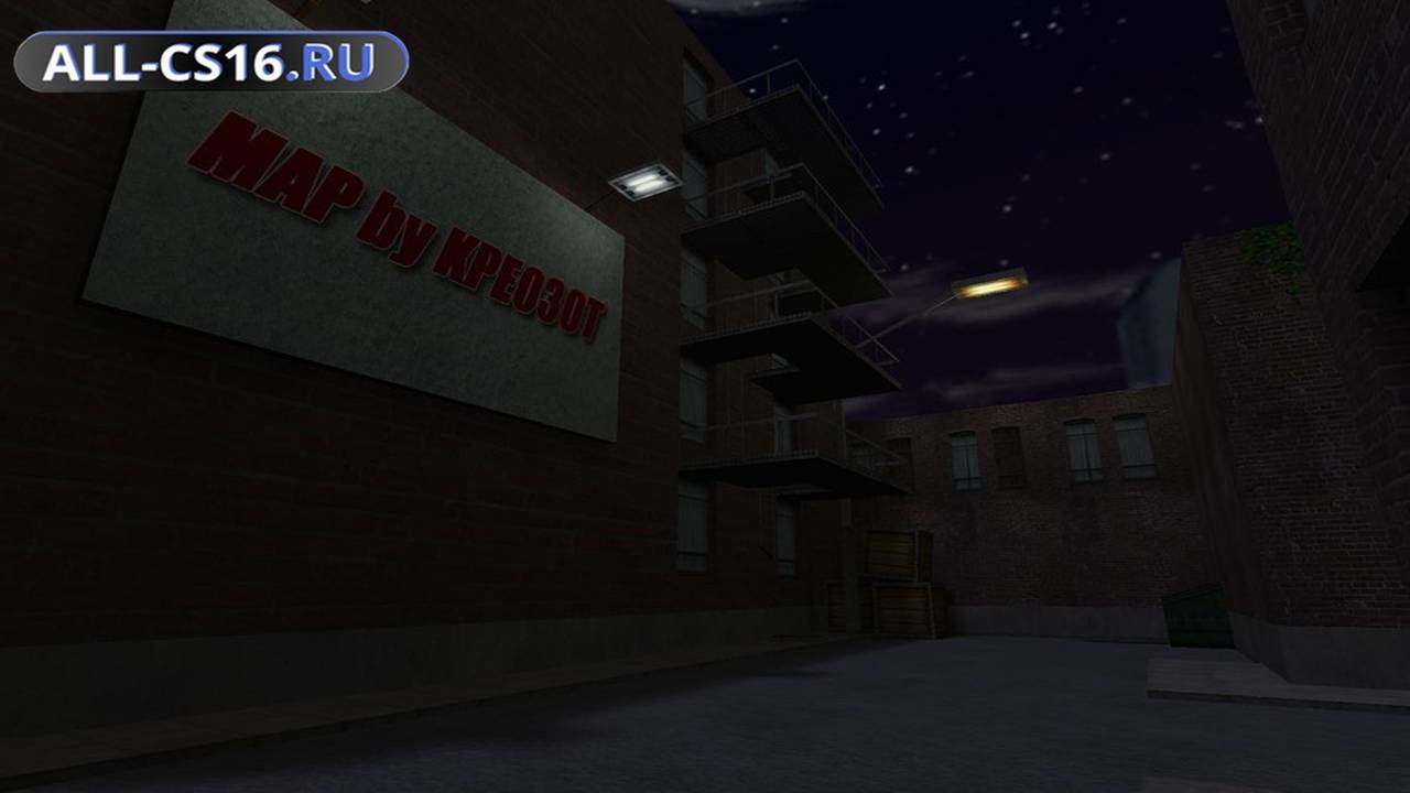 Карта «cs_night_noobstyle_v3» для CS 1.6 для CS 1.6