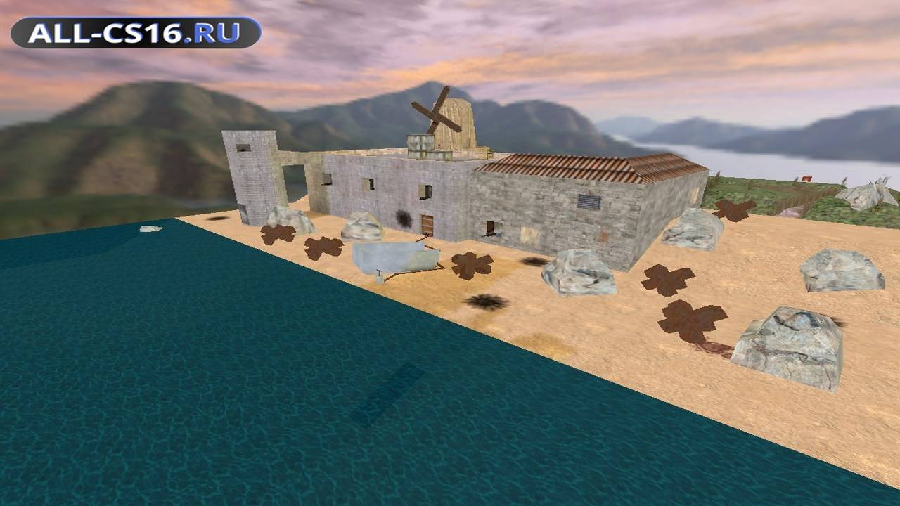 Карта «cs_omahabeach_day» для CS 1.6 для CS 1.6