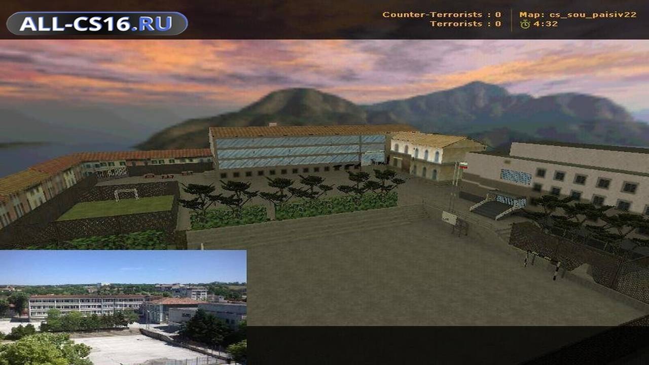 Карта «cs_paisii_razgrad» для CS 1.6 для CS 1.6