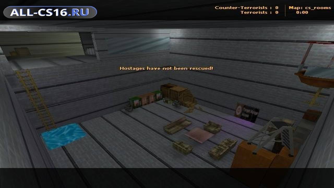 Карта «cs_rooms» для CS 1.6 для CS 1.6