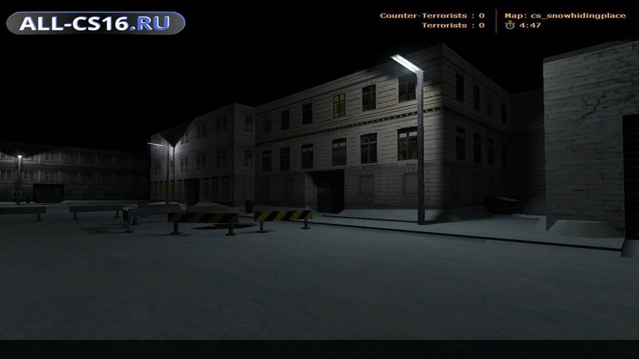 Карта «cs_snowhidingplace» для CS 1.6 для CS 1.6