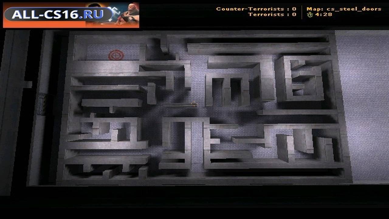 Карта «cs_steel_doors» для CS 1.6 для CS 1.6